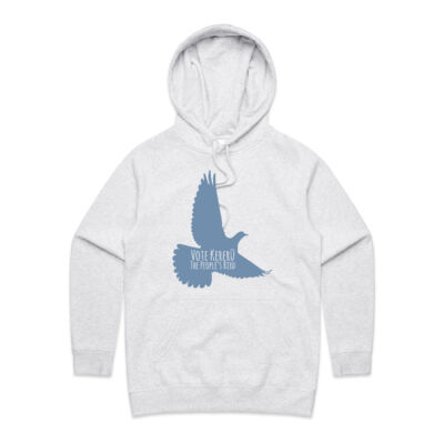 The People's Bird - Teal - Womens Supply Hood Thumbnail